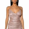 Party Dresses * | Keep Up Ultra Shimmer Strapless Mini Dress Light Pink