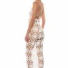 Sexy Dresses * | Here Comes The Sun Crochet Halter Neck Maxi Dress White