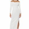 Maxi Dresses * | Next Level V Neck Knit Maxi Dress White