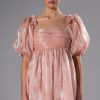 Party Dresses * | Too Sweet For You Babydoll Dress Blush