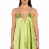 Sexy Dresses * | Inez Sleeveless Trapeze Mini Dress Lime