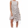 Party Dresses * | Chloe Convertible Drawstring Dress Gray