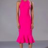 Sexy Dresses * | Heiress Sleeveless Peplum Dress In Pink