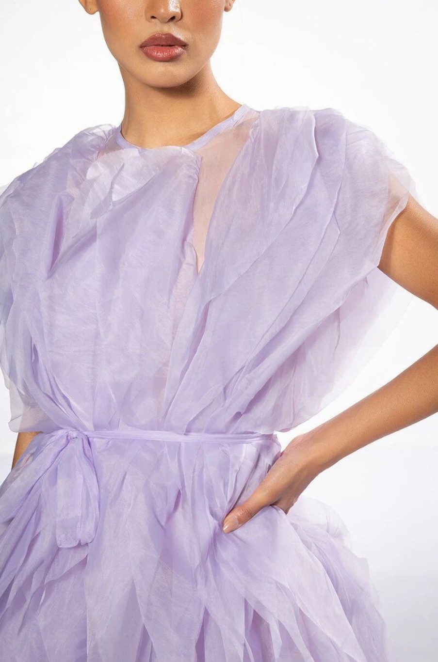 Party Dresses * | Float Like A Butterfly Mini Fashion Dress In Purple