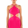 Sexy Dresses * | Praise Me Cut Out Bandage Bow Detail Mini Dress