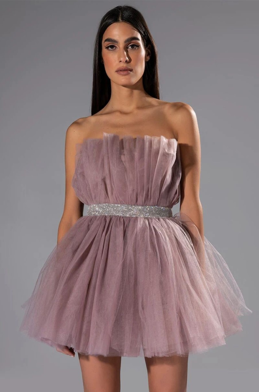 Party Dresses * | Make A Move Tulle Mini Dress Light Purple