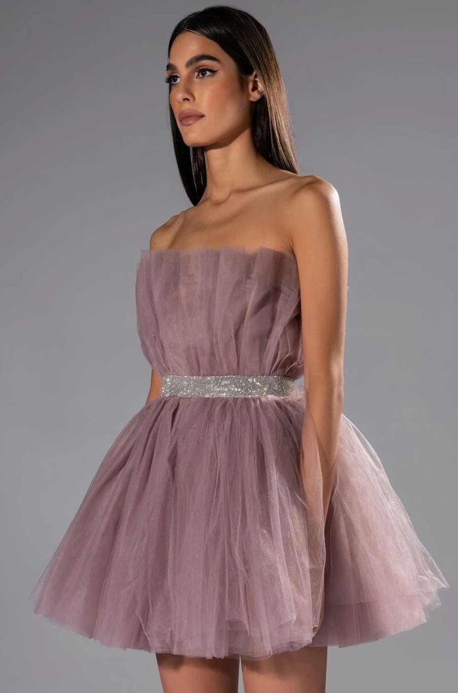 Party Dresses * | Make A Move Tulle Mini Dress Light Purple