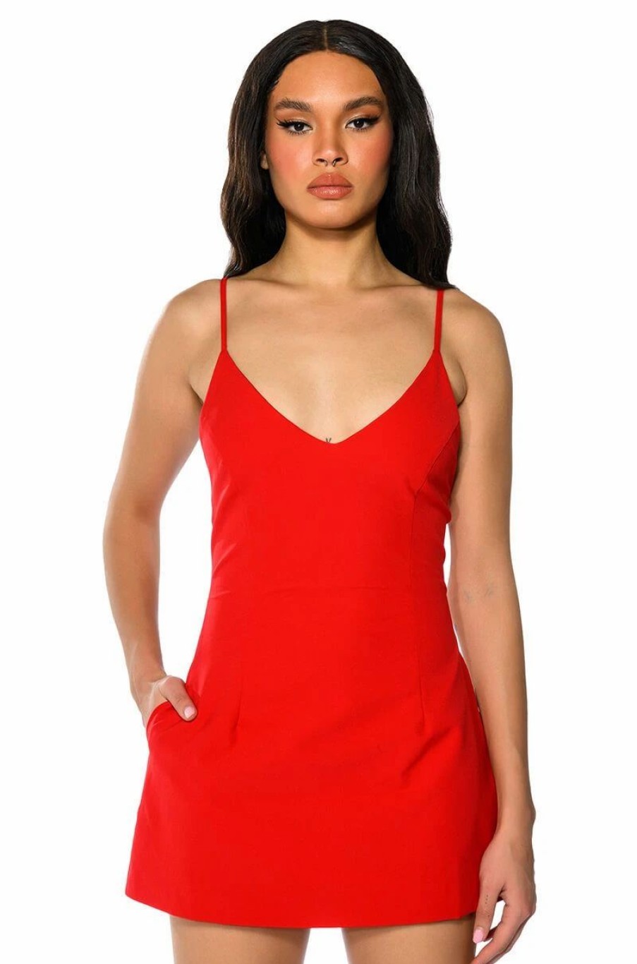 Mini Dresses * | The Great Escape Mini Dress Red