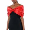 Mini Dresses * | Zuri Statement Bow Bandage Mini Dress Black Red