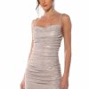 Mini Dresses * | Better Than Ever Sleeveless Rhinestone Mini Dress Light Pink