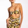 Sexy Dresses * | No Need For Drama Mini Dress With Cut Outs Yellow Multi