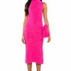 Sexy Dresses * | Ellory Textured Knit Maxi Dress Fuchsia